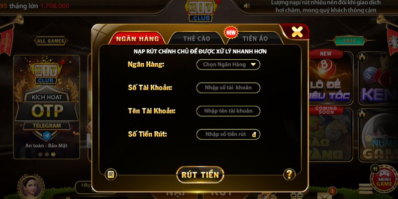 Tiến lên đếm lá Hit Club: Trải nghiệm game hot bậc nhất 2026 6 Giải đáp băn khoăn của cược thủ về nạp rút tiền